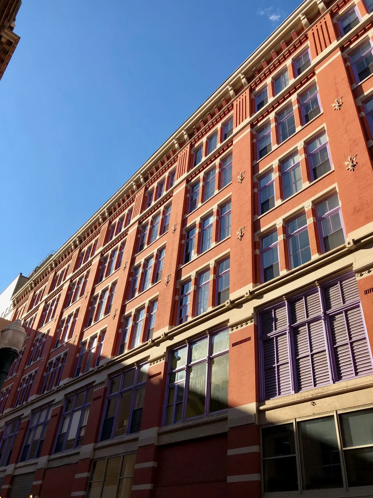 Historic brick facade of the John Shillito and Company building