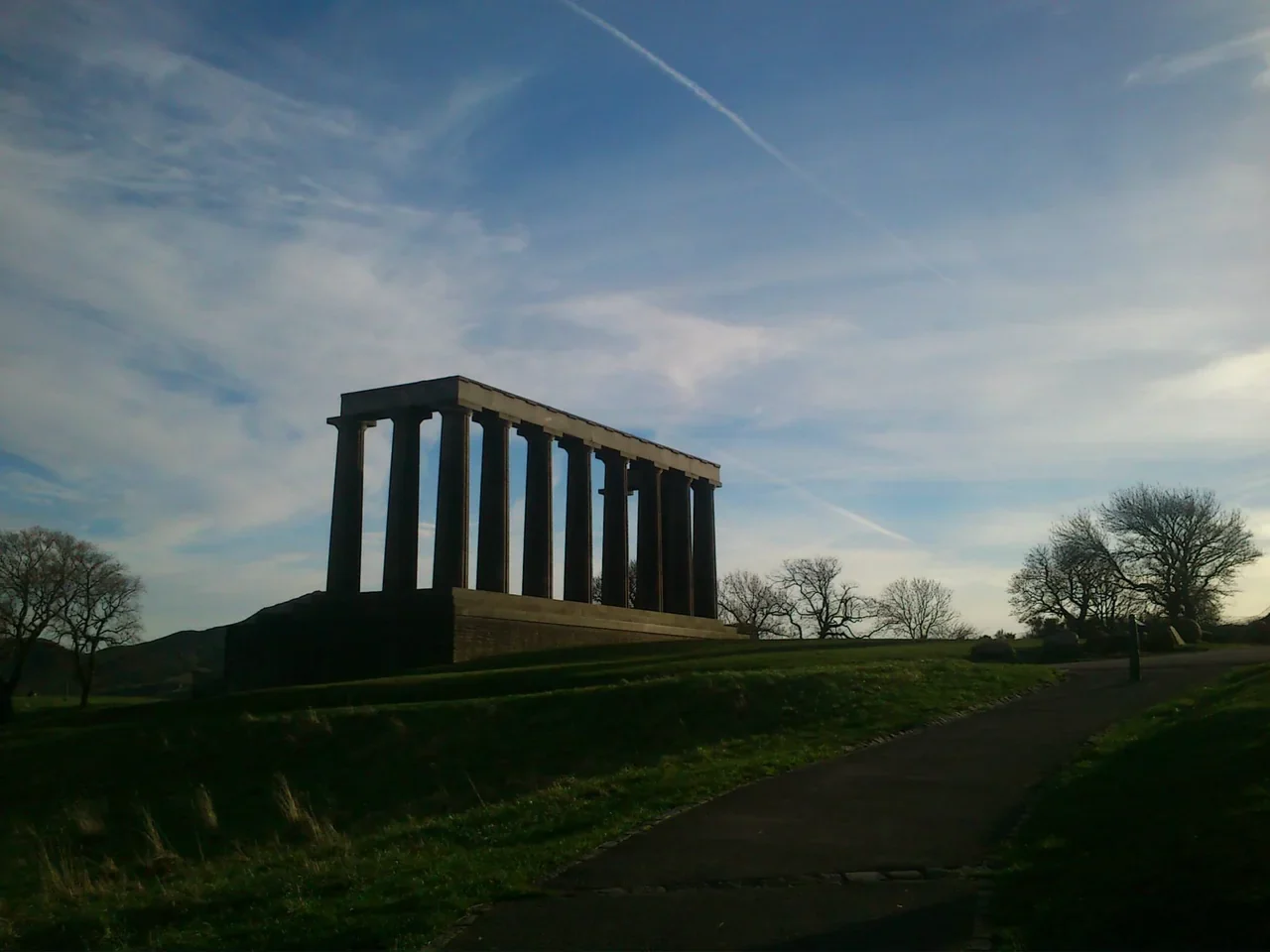 National Monument on Edinburgh Calton Hill, January 2016