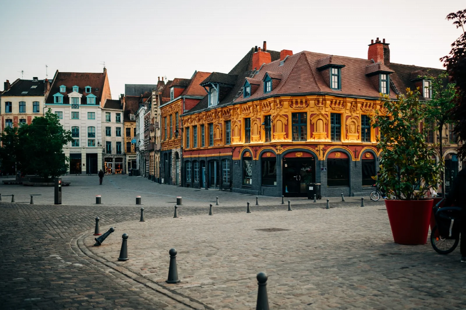 The ornate House of Gilles de la Boë in the old town of Lille